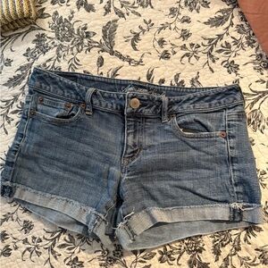 American Eagle Outfitters Women's Classic Blue Jean Shorts